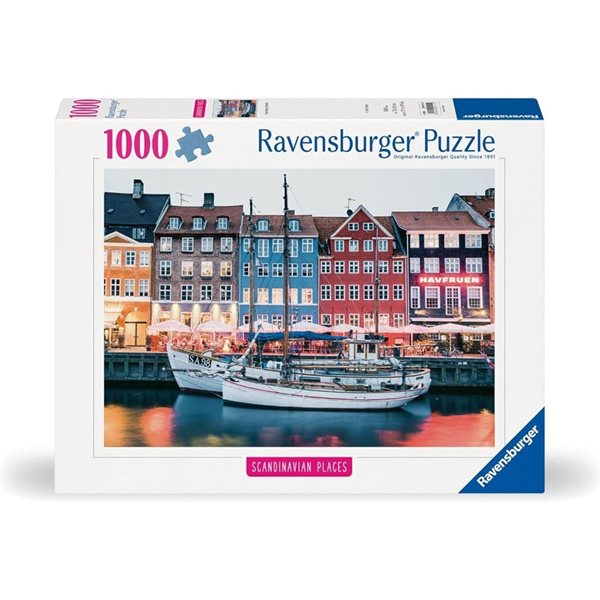 1000 Piece Puzzle - Copenhagen