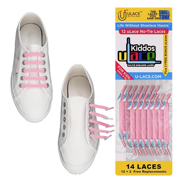 Lacets Kiddos - Rose