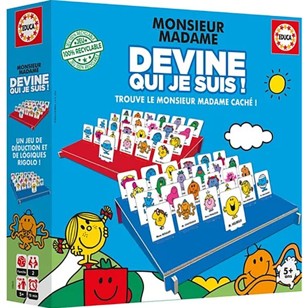 Jeu Devine qui je suis! - Monsieur Madame