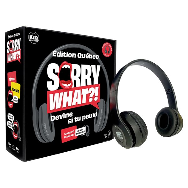 Jeu Sorry what? Édition Québec