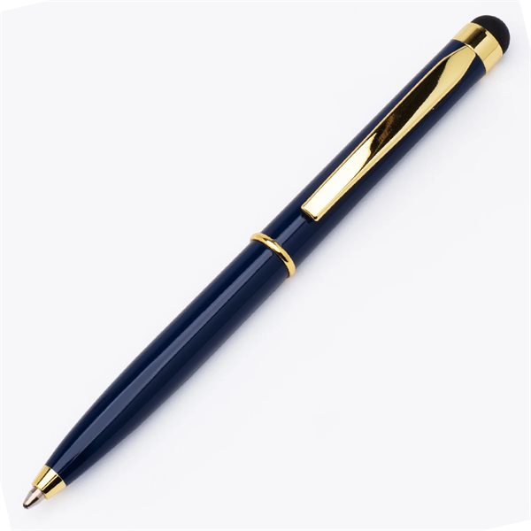 Stylo à bille et stylet Poquito Stylus™ - Bleu Classique