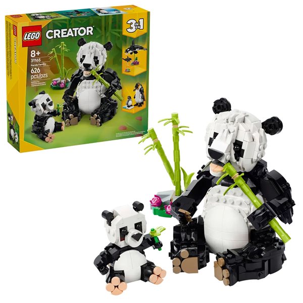 Lego creator - Les animaux sauvages : la famille de pandas