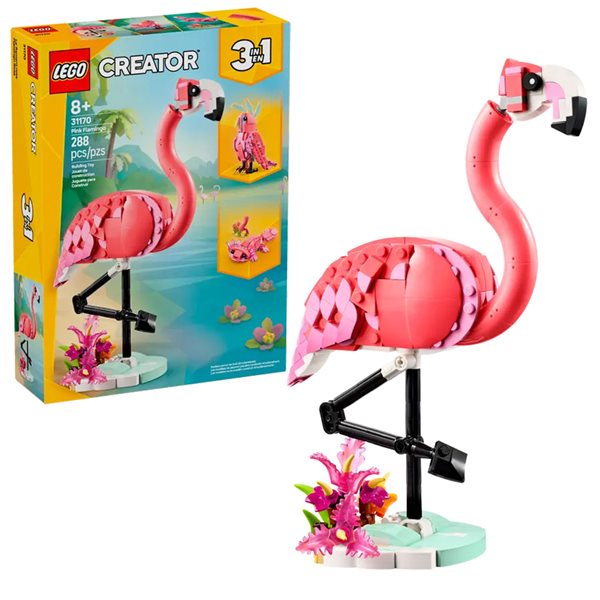 Lego creator - Les animaux sauvages : Le flamant r