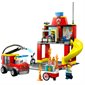 Lego city - La caserne et le camion de pompiers