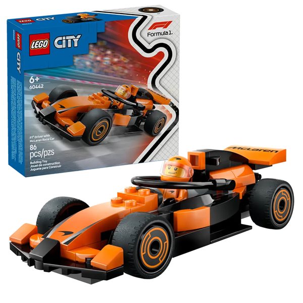 Lego city - Le pilote de F1® avec la voiture de co