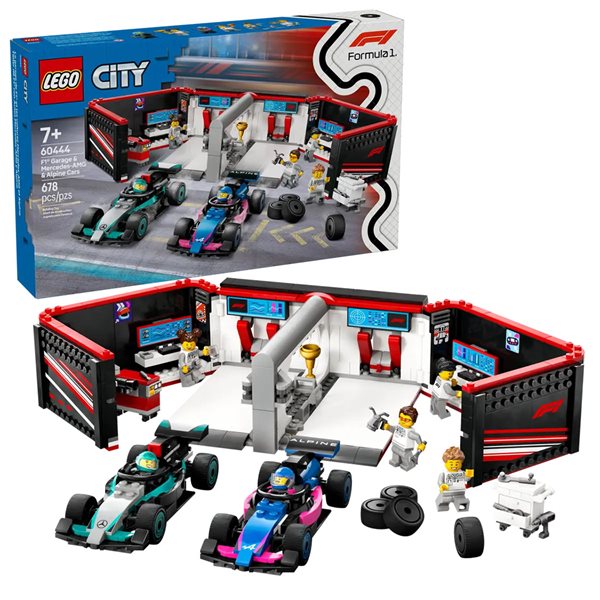 Lego city - Le garage de F1® et les voitures Merce