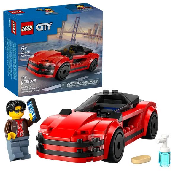 Lego city - La voiture de sport rouge