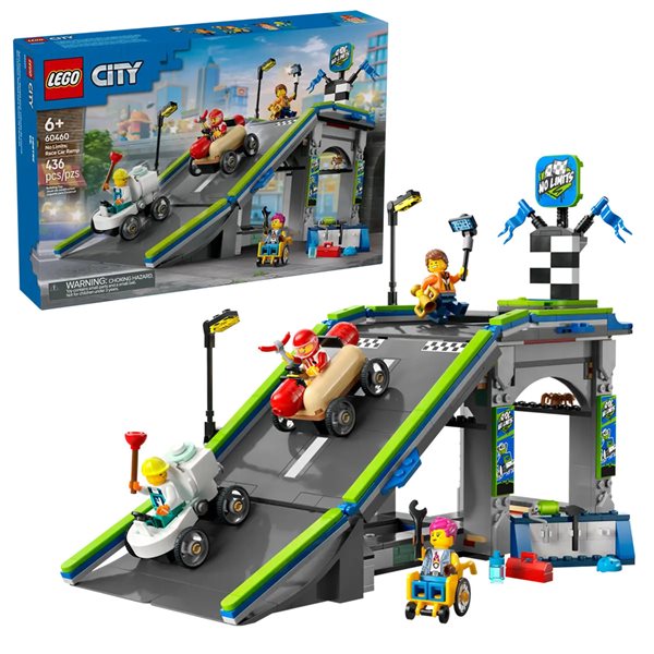 Lego city - Rampe d'accélération pour voitures de course