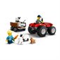 Lego city - Le tracteur agricole rouge avec remorq