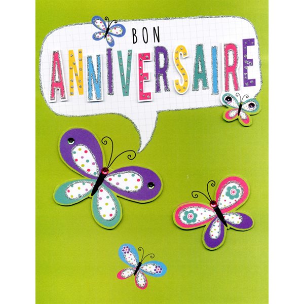 Carte géante - Bon anniversaire
