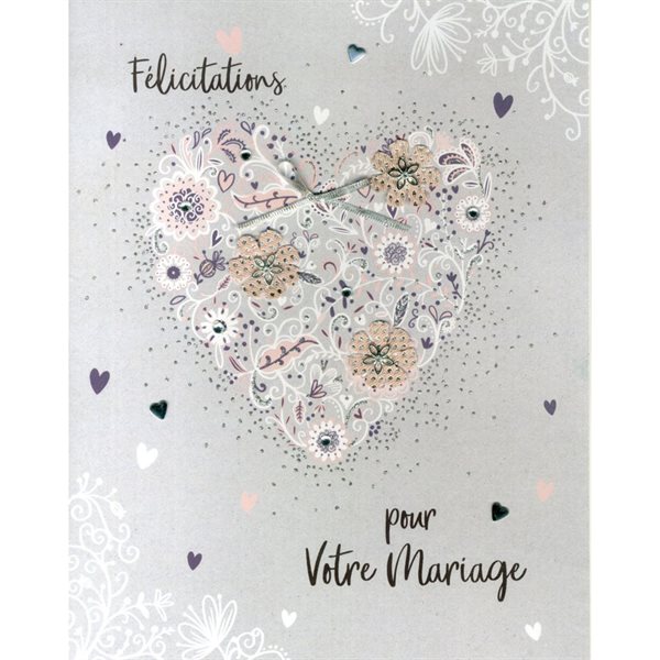 Carte géante - Félicitations pour votre mariage