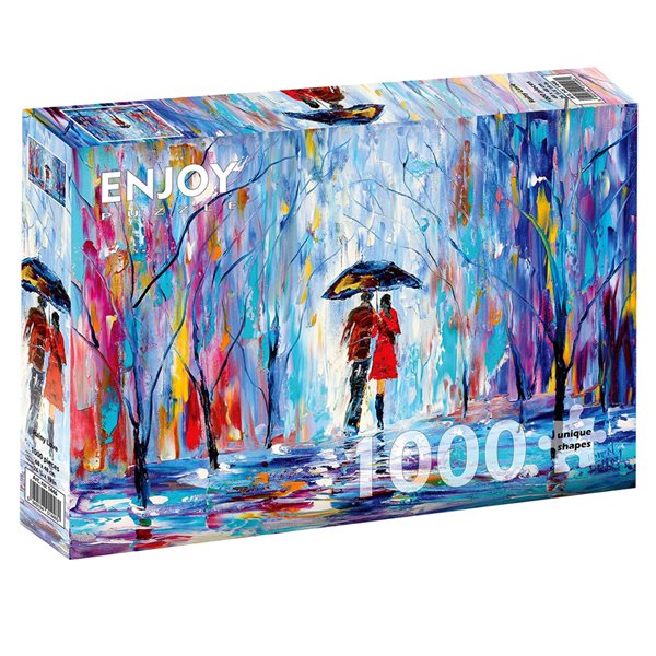1000 piece puzzle — Rainy love