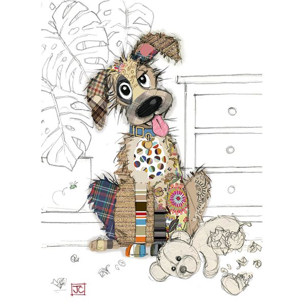 Carte de souhait – Kooks le chien