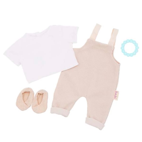Tenue de poupée bébé 35.5 cm - Ensemble T-shirt et salopette