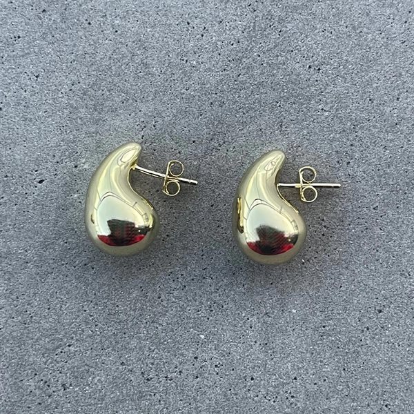 Boucles d'oreilles Gouttes d'espoir dorées