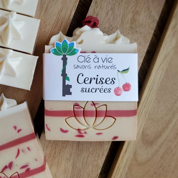 Savon naturel Cerises sucrées