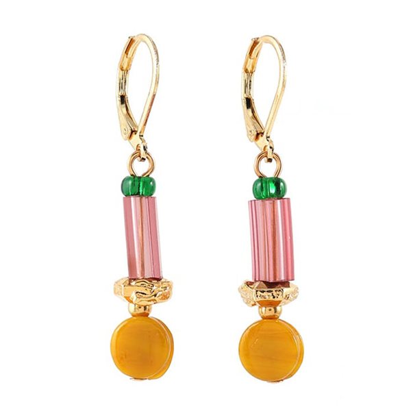Boucles d'oreilles Diya - Primavera or