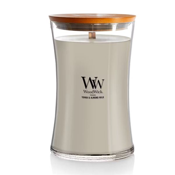 Bougie sablier 21,5 oz - Tonka et lait d'amande