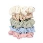 Linen Style Elastic Hair Scrunchie - Regular Size