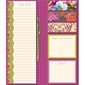 Timeless Treasures List Pad, Self-Adhesive Notes & Ballpoint Pen - Pink Floral