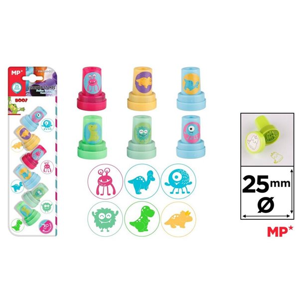 Estampes pré-encrées – Monstres et dinosaures