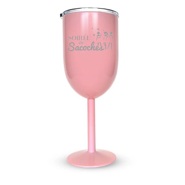 Coupe isotherme gravée 12 oz - Soirée de sacoches