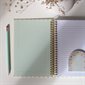 Carnet de notes ligné à reliure double spirale - Ligné jaune