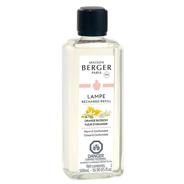 Recharge de parfum pour lampe Berger 500 ml - Fleur d'oranger