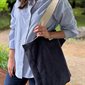 Sac fourre-tout en corduroy - Marine