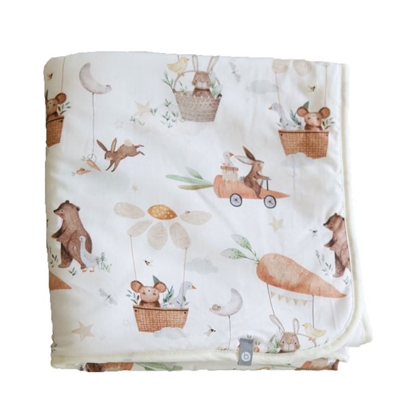Couverture pour bébé duveteuse - Animaux de rêve
