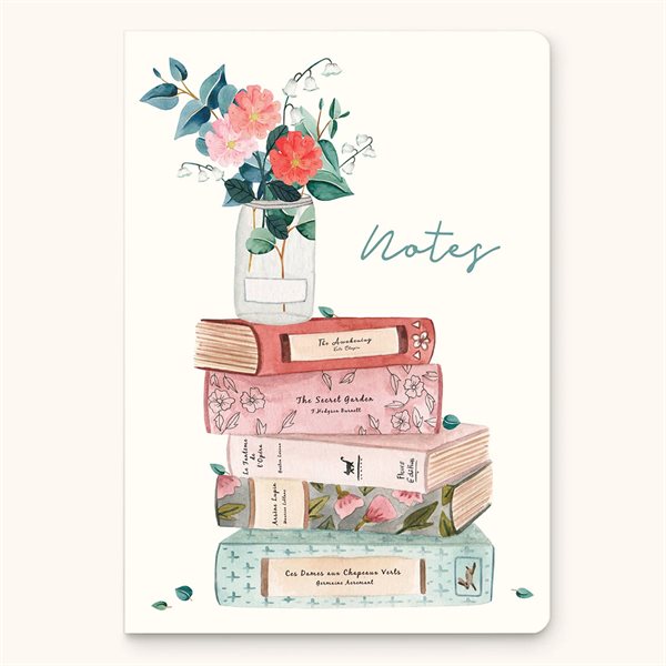 Cahier de notes ligné Keri - Une lecture abondante