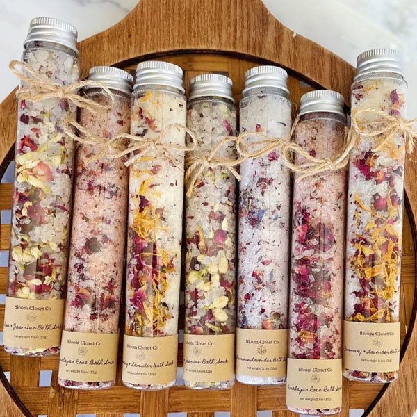Tube Bath Salt - Rose & Jasmine