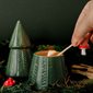 4 oz Fir-Shaped Scented Reusable Soy Candle - Green