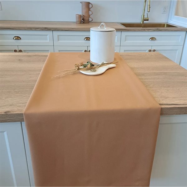 Nappe unie marron - 54 x 72 po