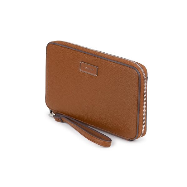 Sac fourre-tout en cuir végane Le June - Chocolat