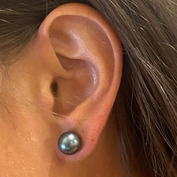 Boucles d'oreilles Perle d'eau douce