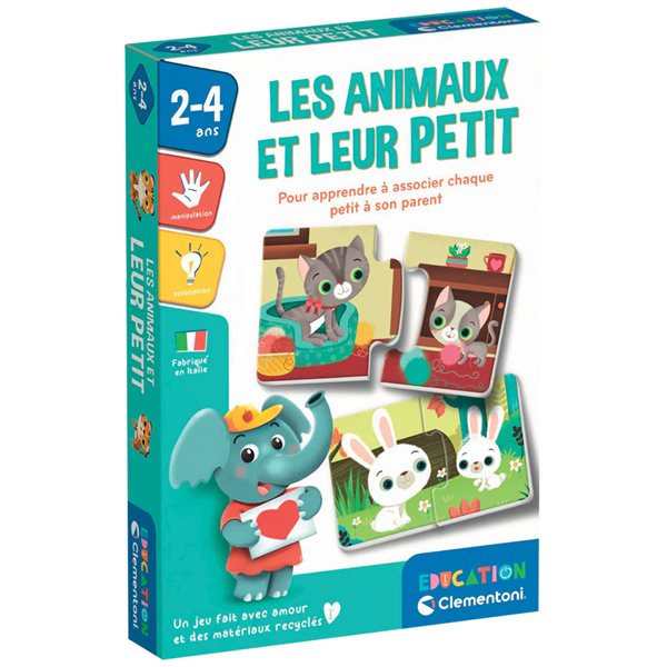 Jeu Les animaux et leurs petits