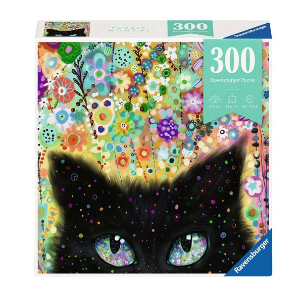 Puzzle 300-Pieces - Kaleidoscope Cat Moment
