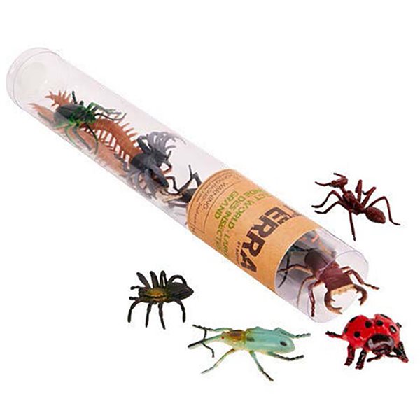 Figurine d’insectes en tube