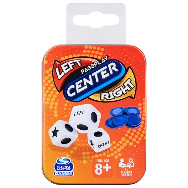 Left Center Right Game - Metal Box