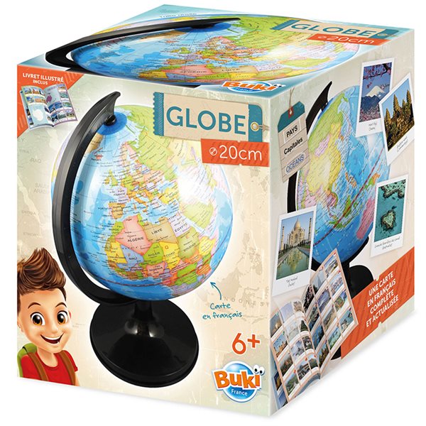 Globe terrestre 20cm Version française