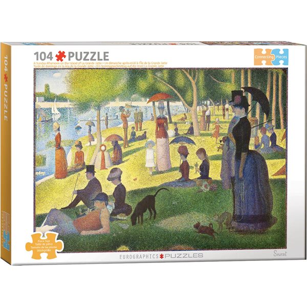 Casse-tête 104 morceaux - Un dimanche après-midi à l'île de la Grande Jatte