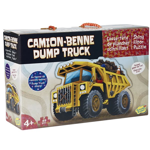 Casse-tête de plancher 49 morceaux - Camion-Benne