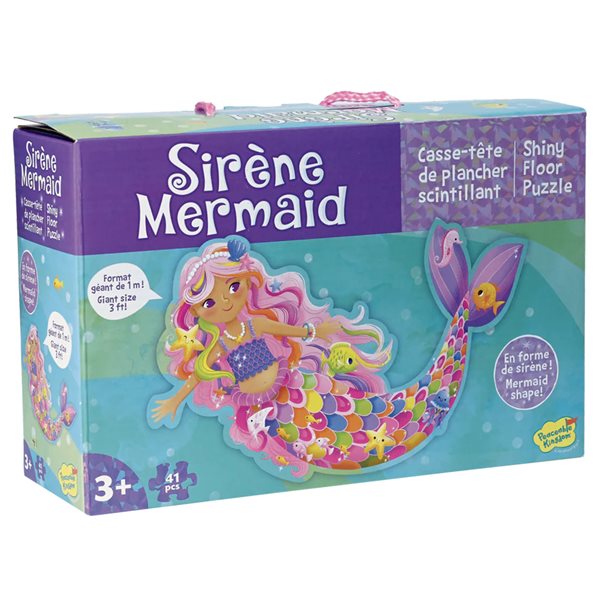 Casse-tête de plancher 41 morceaux - Sirène