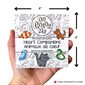 Mini Doodle Coloring Book - Heart Companions