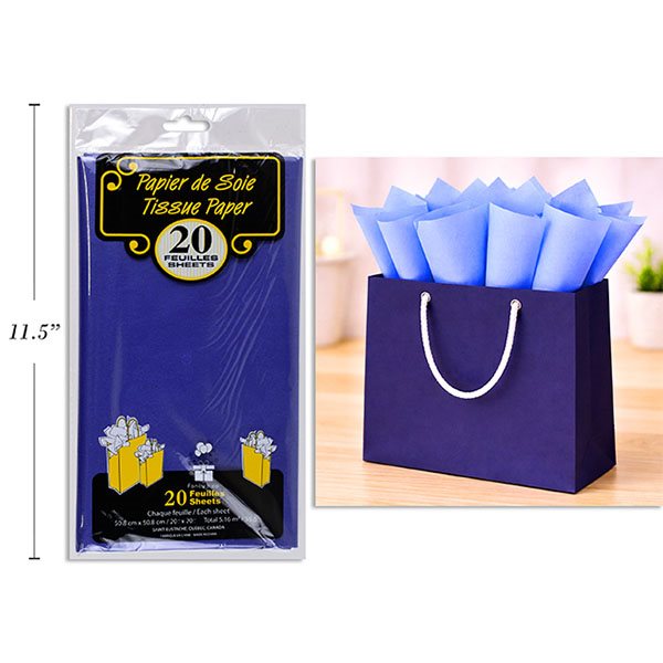 Papier de soie - Bleu marine