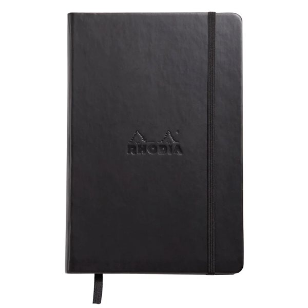 Carnet de notes ligné rigide rembordé