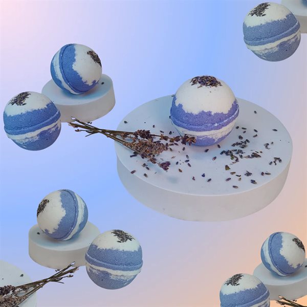 Bombe de bain sphère- Lavande