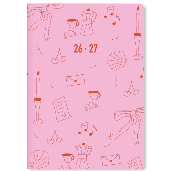 Little Joys Weekly Academic Planner (2026-2027) - Pink