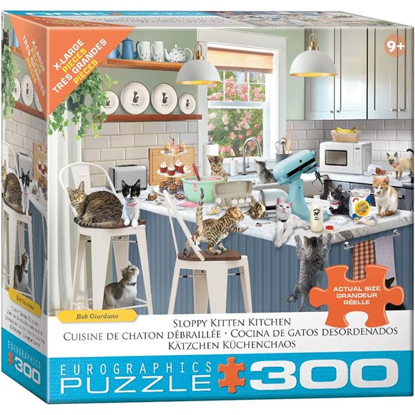 Puzzle 300 Pieces XL - Kitchen For Scruffy Kittens